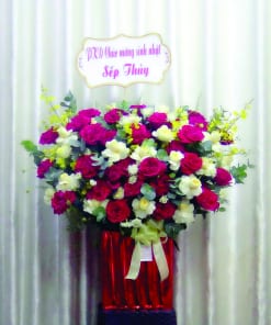 Gio hoa chuc mừng sang trọng