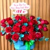 Giỏ hoa hồng Ohara đỏ